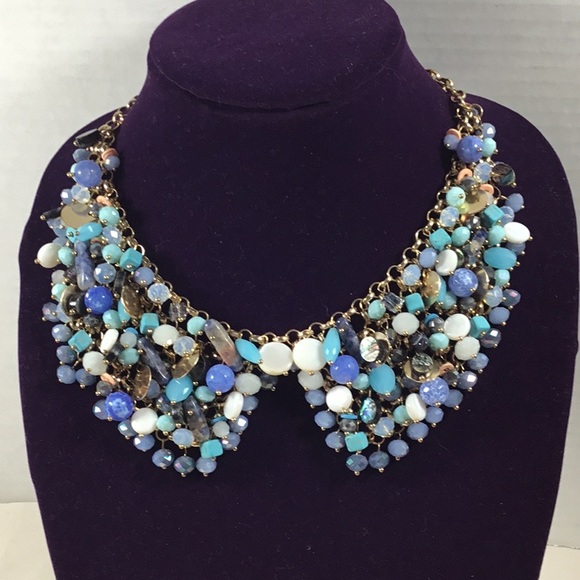 M. Haskell for INC Gem beads collar necklace - Picture 1 of 9